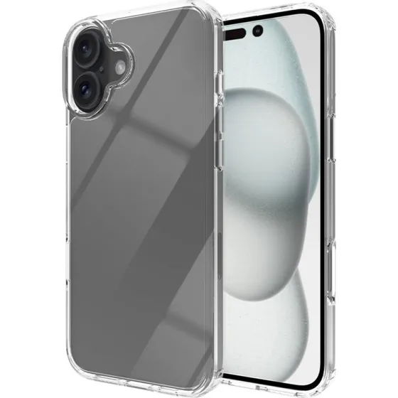 Accezz Xtreme Impact Backcover voor Apple iPhone 16 Plus - Transparant