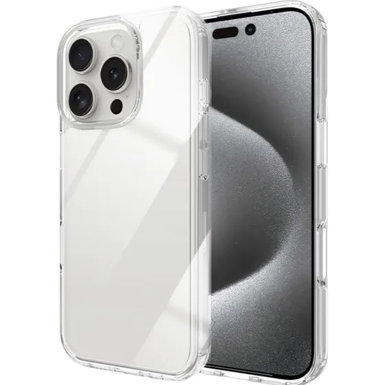Accezz Xtreme Impact Backcover voor Apple iPhone 16 Pro - Transparant