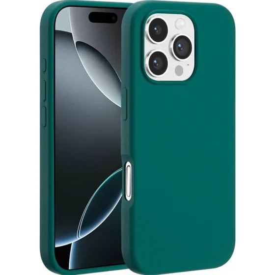 Accezz Liquid Silicone MagSafe Backcover iPhone 16 Pro Max - Forest Green