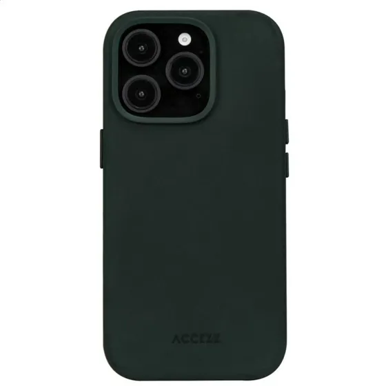 Accezz Vintage Leather MagSafe Backcover iPhone 16 Pro Max - Smokey Green