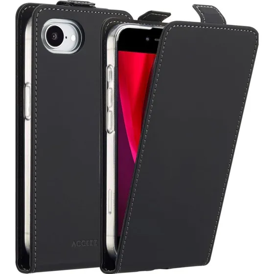 Accezz Flipcase voor Apple iPhone 17e / 16e - Zwart