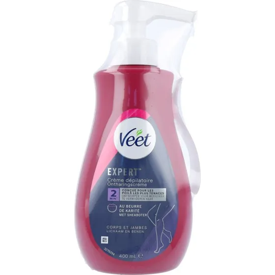 Veet Expert Ontharingscreme Pomp Lichaam & Benen 400ml