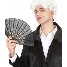 Markies Witte Pruik - Synthetisch Haar - 18e Eeuwse Stijl