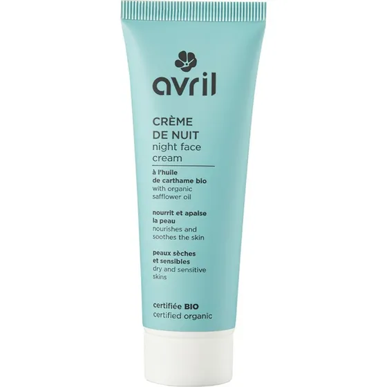 Avril Biologische Nachtcrème voor Droge & Gevoelige Huid