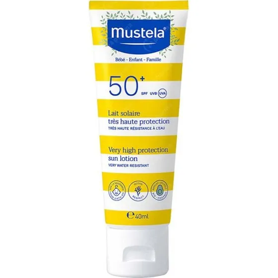 Mustela Sun Zonnemelk SPF50+ 40ml voor baby en kind
