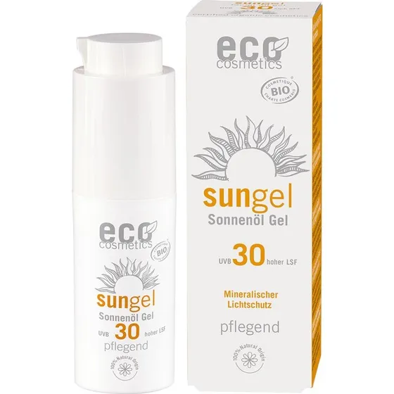 Eco Cosmetics Zonnebrandgel Gezicht SPF30 Transparant