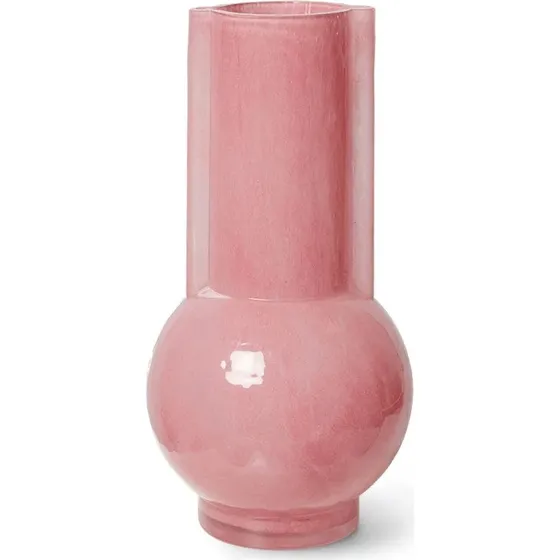HKliving Glazen Flamingo Vaas - Pink - 25 cm