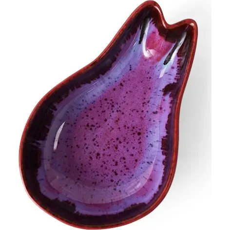 HKliving Shell keramische serveerschaal Dragonfruit