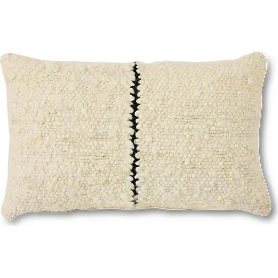 HKliving Handgemaakt Natural Kussen Gestreept 30x50 cm