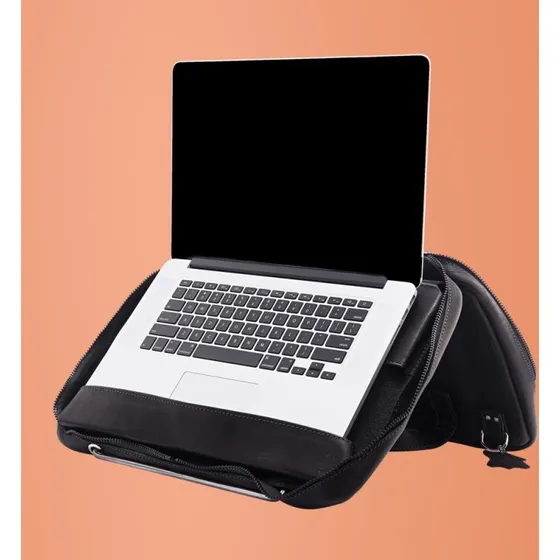 R-Go Viva laptoptas met geïntegreerde standaard voor laptops tot 15,6 inch