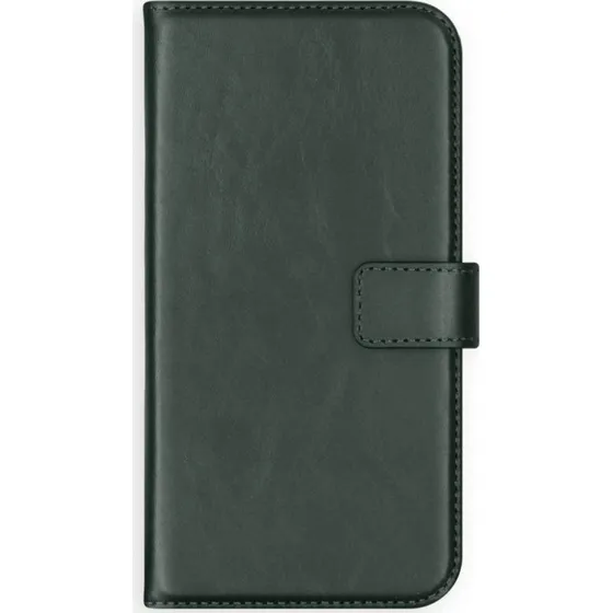 Selencia Echt Leren Bookcase voor Apple iPhone 11 Pro Max - Groen