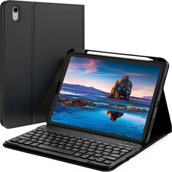 Accezz Bluetooth Keyboard Bookcase voor iPad 11 (2025) & iPad 10