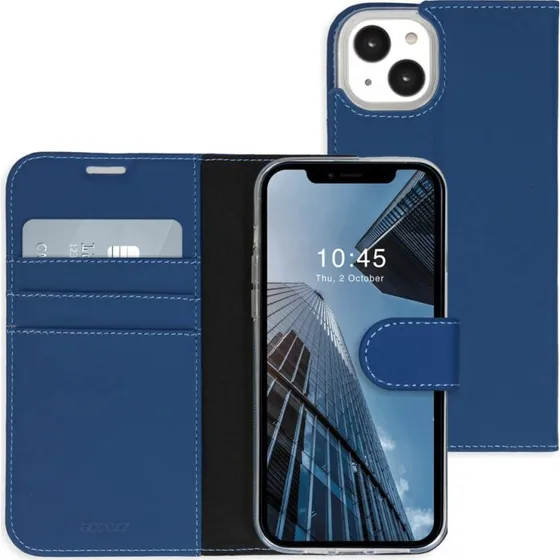 Accezz Wallet Softcase Bookcase iPhone 14 Plus - Donkerblauw