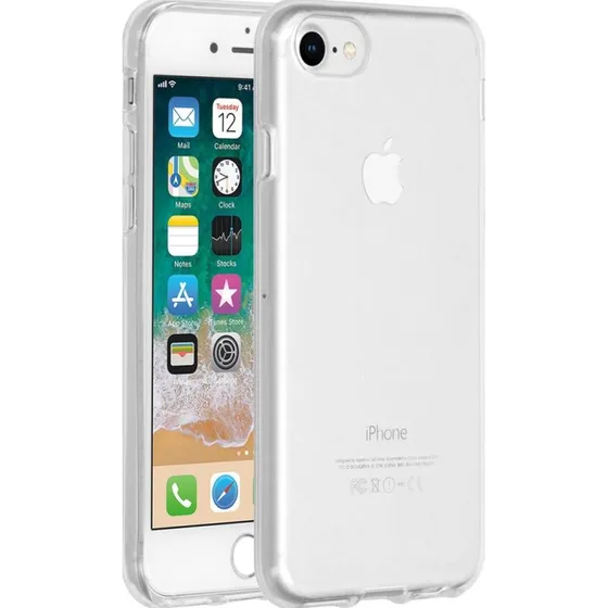 Accezz Clear Backcover iPhone SE (2022/2020), 8, 7, 6(s) - Transparant