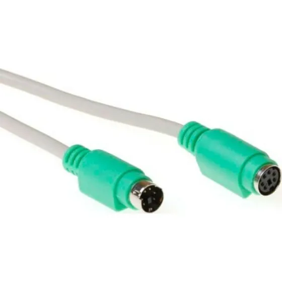 Intronics PS2 verlengkabel voor toetsenbord en muis, 3 m