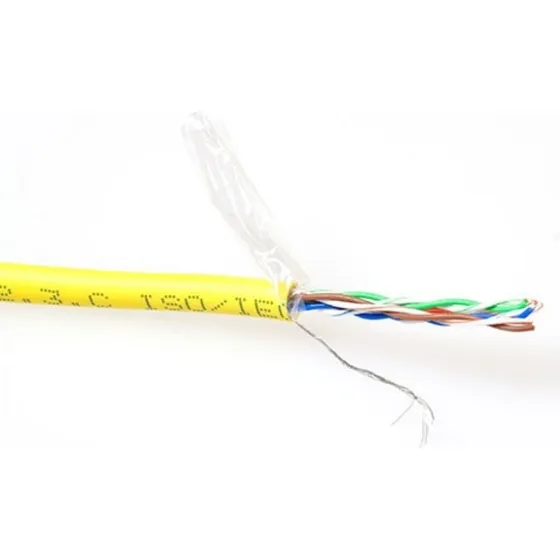 ACT CAT5E F/UTP LSZH Patchkabel Geel 100m