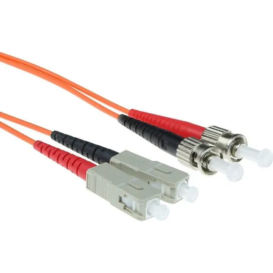 ACT 5m LSZH Multimode 62.5/125 OM1 Glasvezel Patchkabel Duplex ST-SC