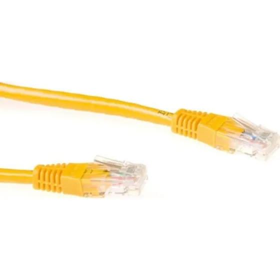 ACT Gele U/UTP CAT6A Patchkabel 15 meter - IB4115