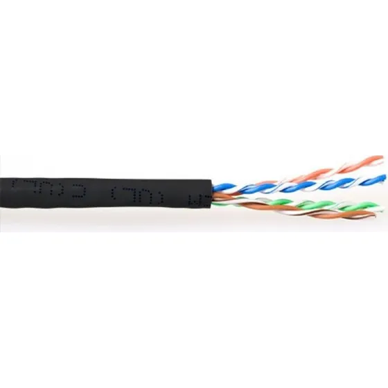 ACT CAT6A U/UTP PVC patch kabel zwart 305m