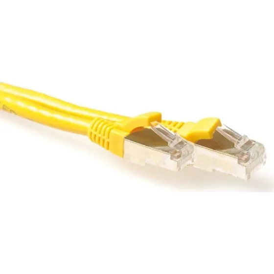 ACT CAT6A SFTP Patchkabel LSZH - Geel - 10 meter
