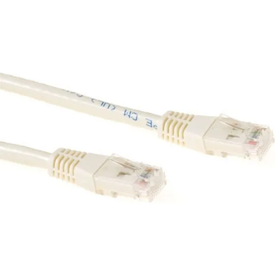 ACT Ivoor 30m U/UTP CAT6 Patchkabel met RJ45
