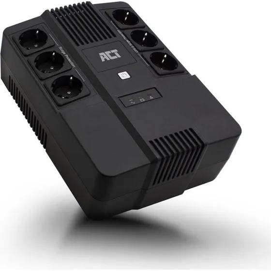 ACT Line Interactive UPS 600VA AC2300 - 6 geaarde stopcontacten