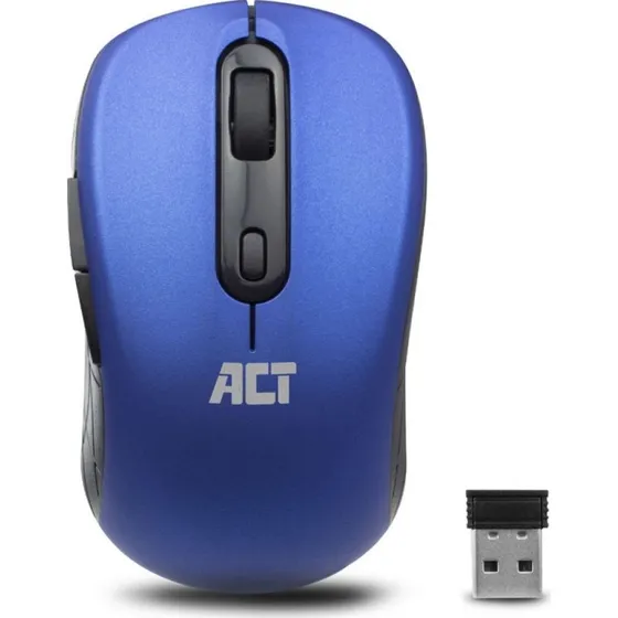 ACT Draadloze Optische Muis AC5140 - Blauw - 1600 DPI