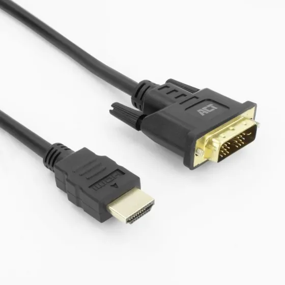 ACT HDMI-A naar DVI-D M/M Adapterkabel - 3m - 4K@60Hz