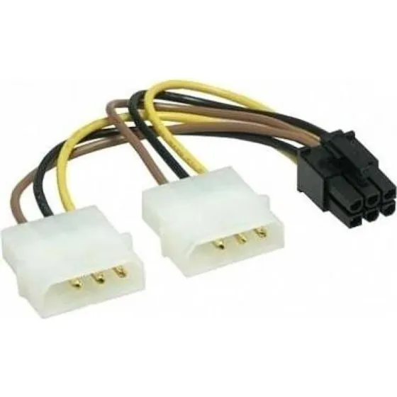 Gembird Internes Netzteilkabel PCI Express 6-pin (2 stuks)