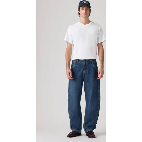 Levi's Baggy Barrel Jeans Donkerblauw