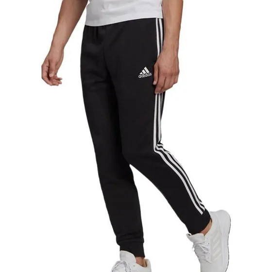 adidas Essentials Fleece Tapered Cuff 3-Stripes Joggers Heren