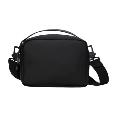 RAINS Box Black Schoudertas Unisex 3L