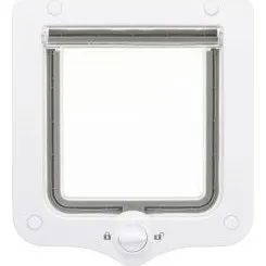 Trixie 2-weg kattendeur wit 20x22 cm