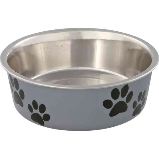 Trixie Voerbak RVS/Kunststof 21 cm, 1,5 L, 4 stuks assorti