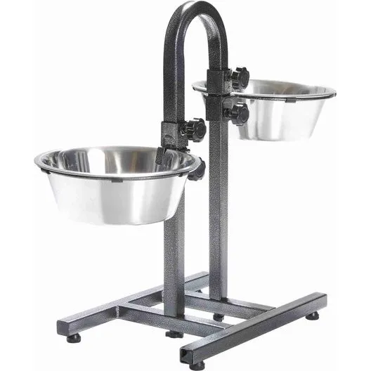 Trixie H Standaard Individueel Verstelbaar 2x2,8 L zwart