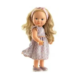 Djeco Pomea Lovely Marie 32 cm, Blonde Pop met Bloemenjurk