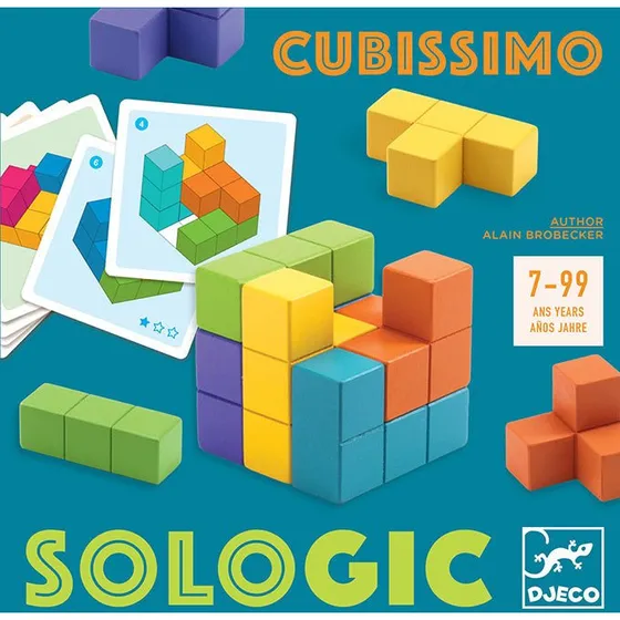 Djeco Cubissimo – Logisch spel met 60 uitdagingen
