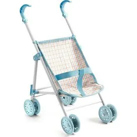 Djeco Pomea Poppenbuggy Blauw 44cm