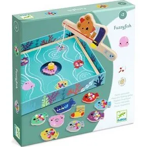 Djeco Fuzzyfish Magnetisch Visspel - Hidden Fish, Model DJ01613