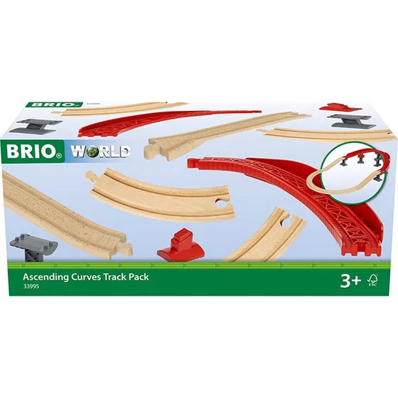 BRIO Oplopende Ronde Rails Set 33995 - Berg & Dal