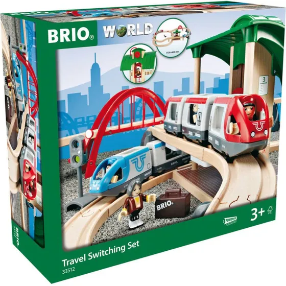 BRIO World Treinset 33512 met perron en lift