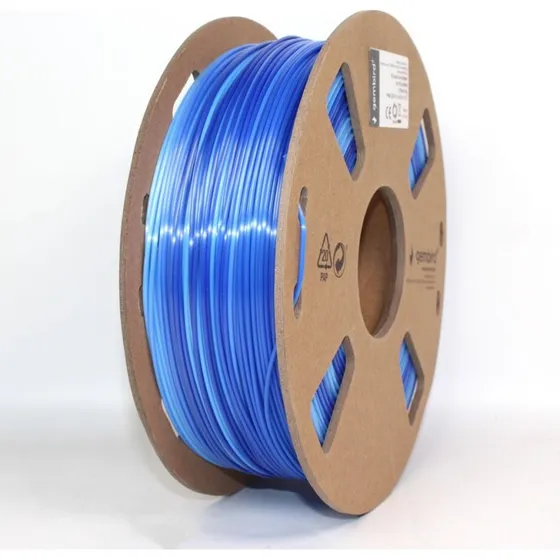 Gembird PLA Silk Filament - Donkerblauw, 1,75mm, 1kg