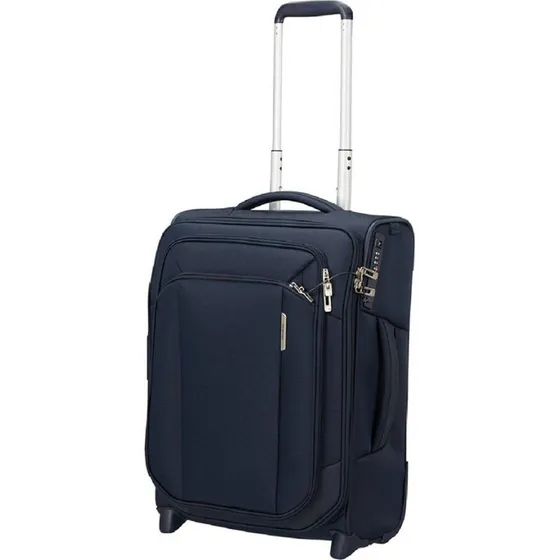 Samsonite Respark Upright 55 cm Donkerblauw uitbreidbaar