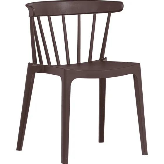 WOOOD Bliss Tuinstoel Met Spijlen Paars/Bruin (Set van 2)