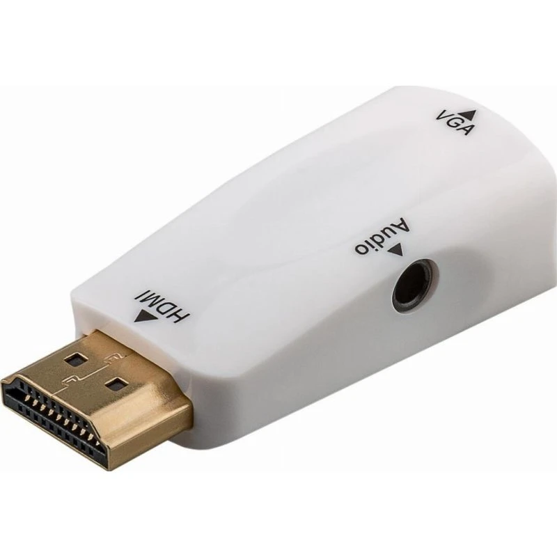 Goobay 44793 HDMI naar VGA + 3.5 mm Wit