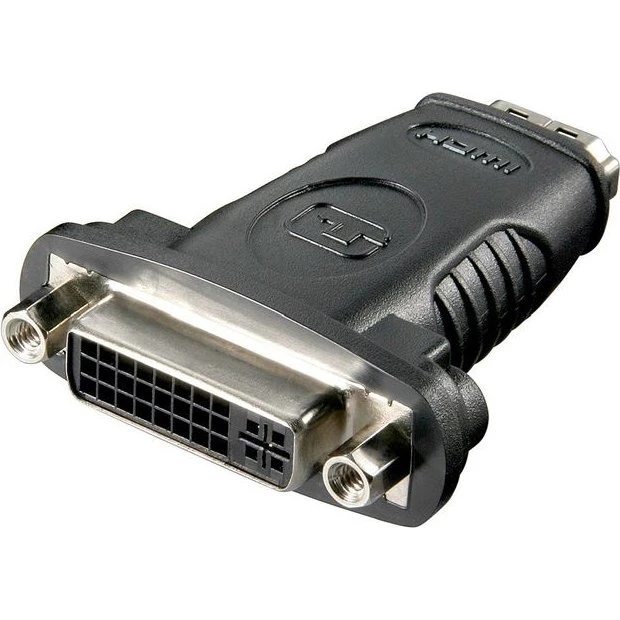 Goobay HDMI-DVI-I Adapter, Vernikkeld, 24+5-polig