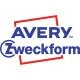 Avery Zweckform Etiket 70x37mm Blauw 2400st