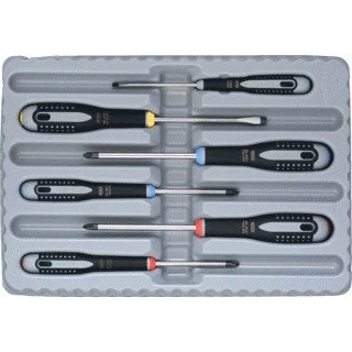 Bahco BE-9886 Schroevendraaierset, 6-delig