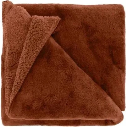 Unique Living Plaid Torvah Marsala 150x200cm