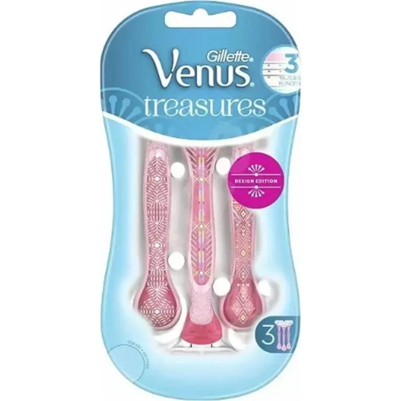 Gillette Venus Treasures Wegwerpscheermesjes 3-pak